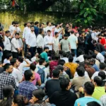 Govt Vacancy Exam 2026 students outside exam center in India