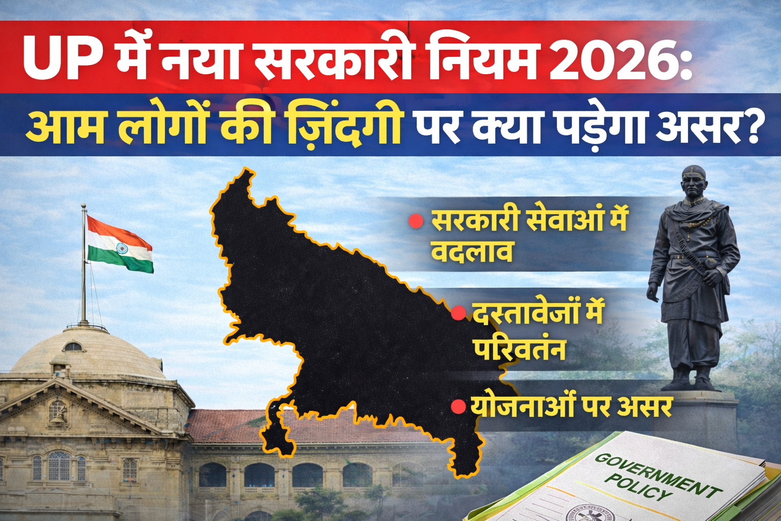 UP में नया सरकारी नियम 2026: आम लोगों की जिंदगी पर क्या पड़ेगा असर